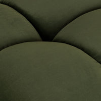 Alexis Ottoman Velvet Sofa Eucalyptus