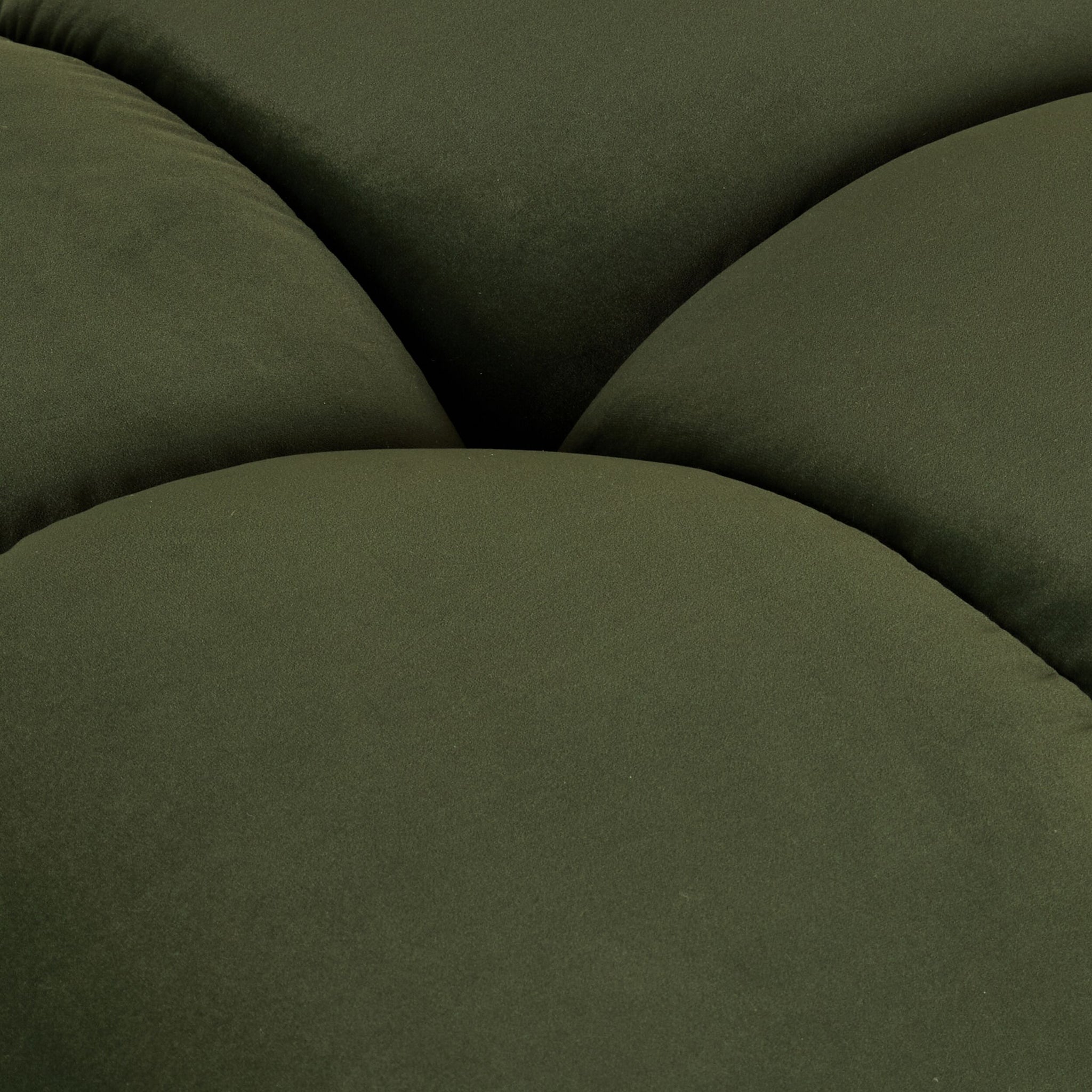 Alexis Ottoman Velvet Sofa Eucalyptus