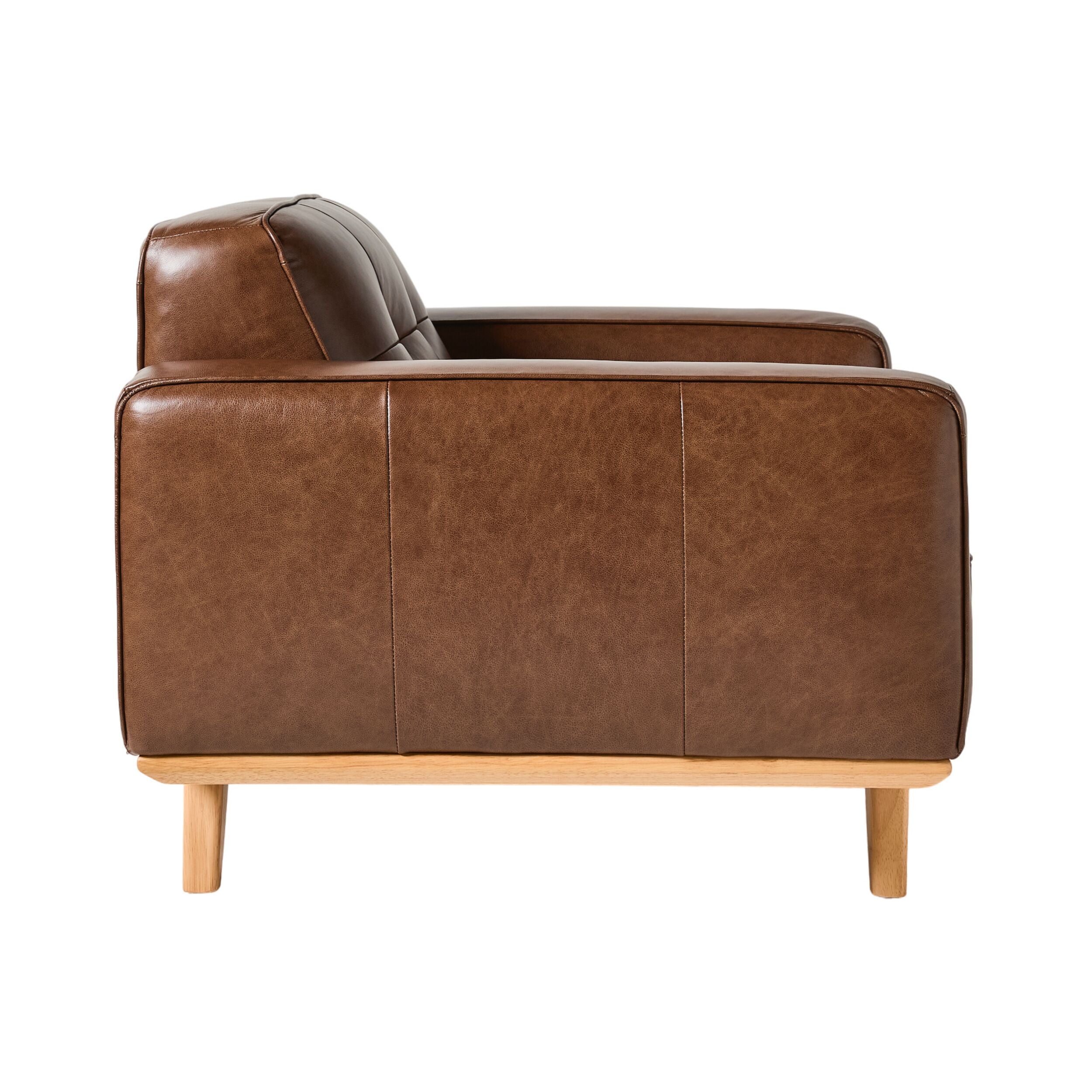 Carson Leather Armchair Dakota Mocha