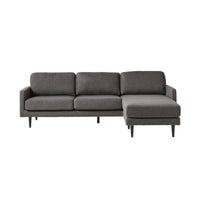 Boden 3 Seater Sofa with Reversible Chaise Amalfi Charcoal