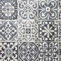 Carrelage Tile Hand Woven Soft Grey And Blue Runner 200x70cm