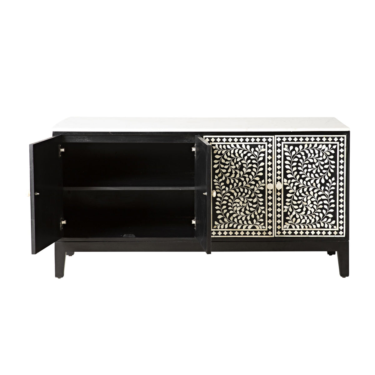 Bone Inlay Sideboard Black