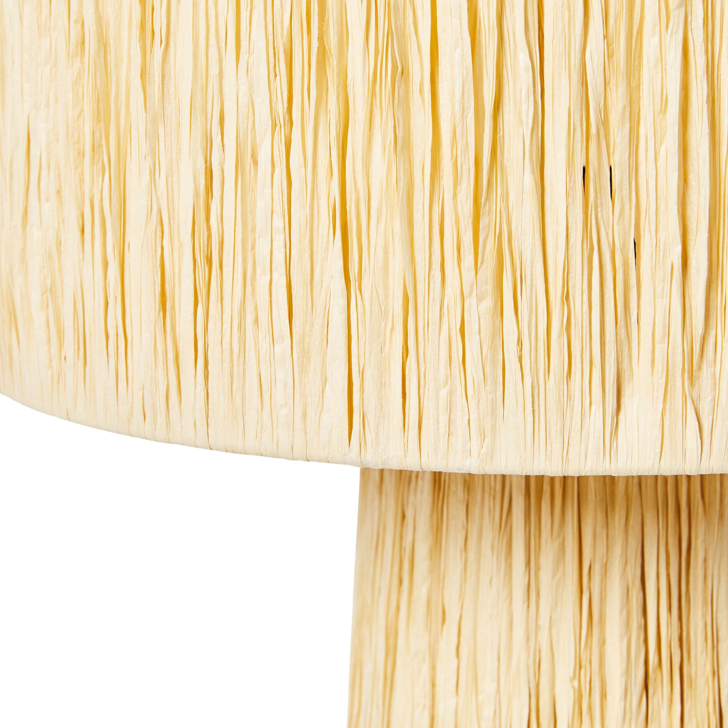 Rondo Raffia Table Lamp 54cm