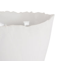 Floriana Organic White Bowl 20X20X15Cm