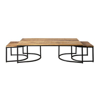 Hartford 3 Piece Nesting Timber Coffee Table Set