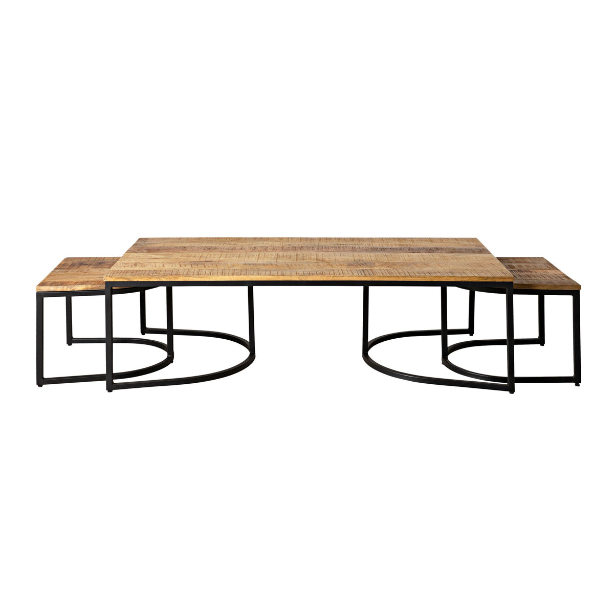 Hartford 3 Piece Nesting Timber Coffee Table Set