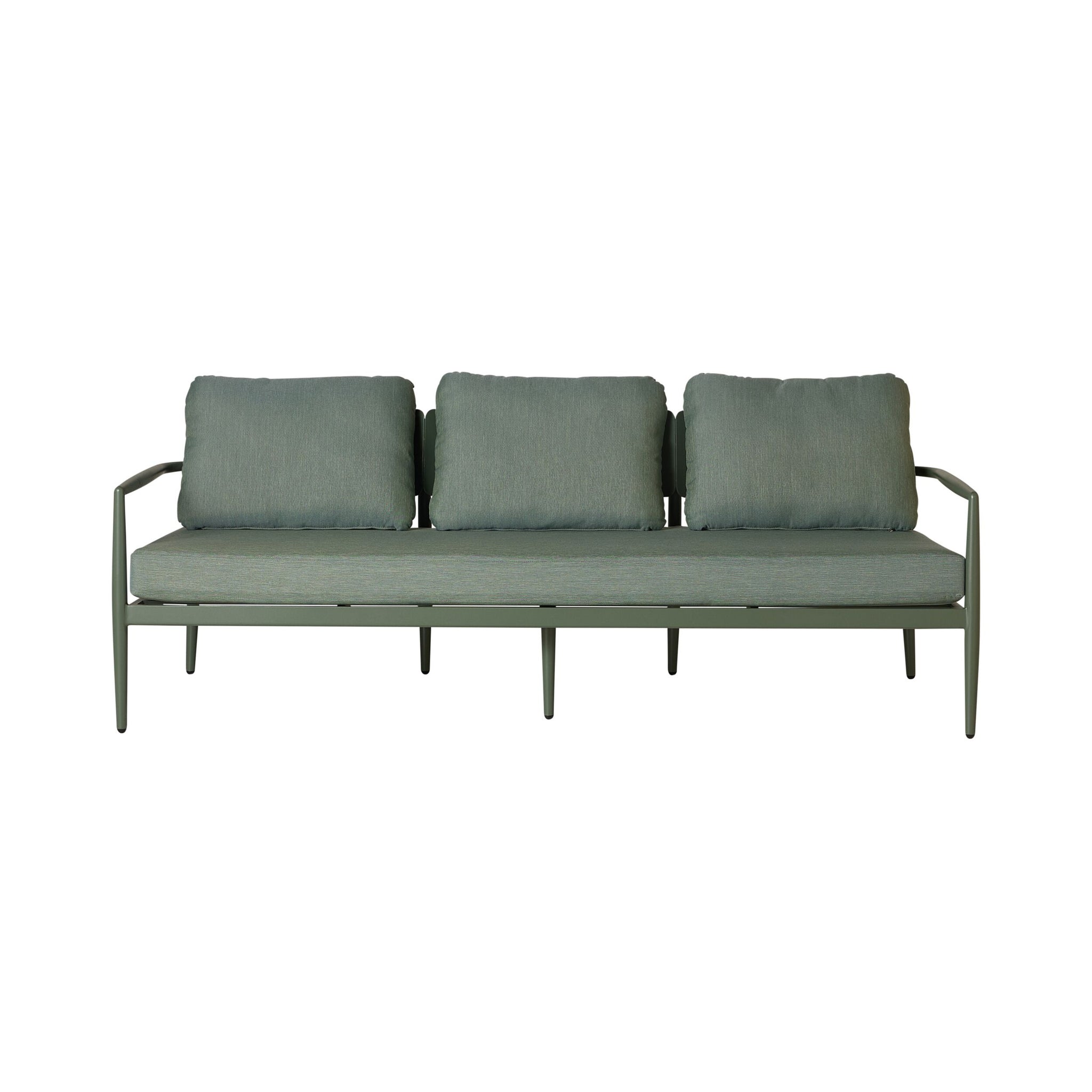 Poppie 3 Seater Sofa Chambray Green