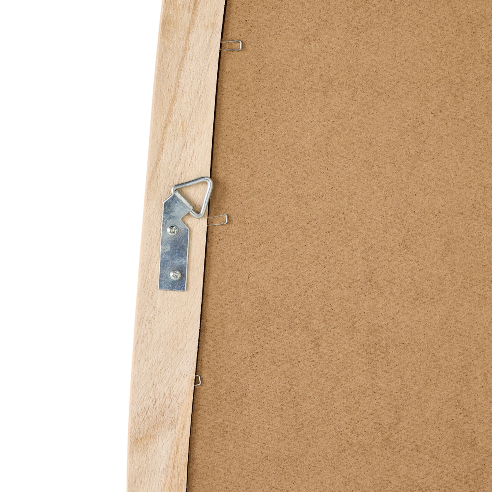 Fluid Wooden Wall Mirror 128.5x64.5cm