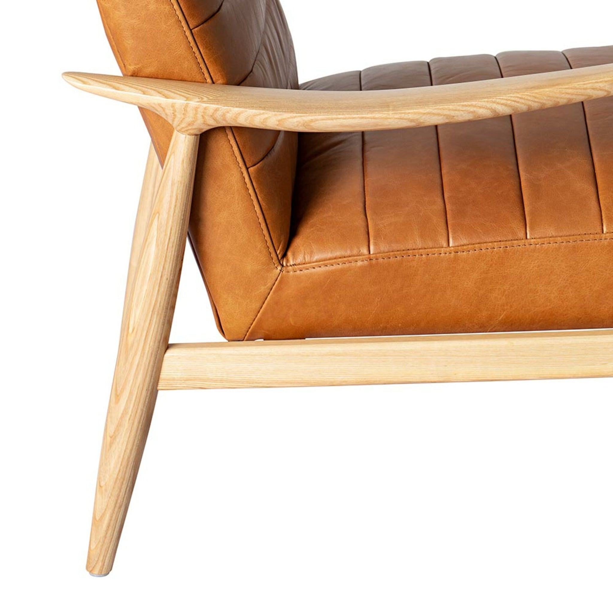 Sloan Leather Occasional Chair Dakota Vintage Brown