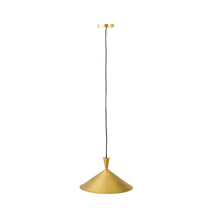 Apex Metal Pendant Matte Brass 40x40x21cm