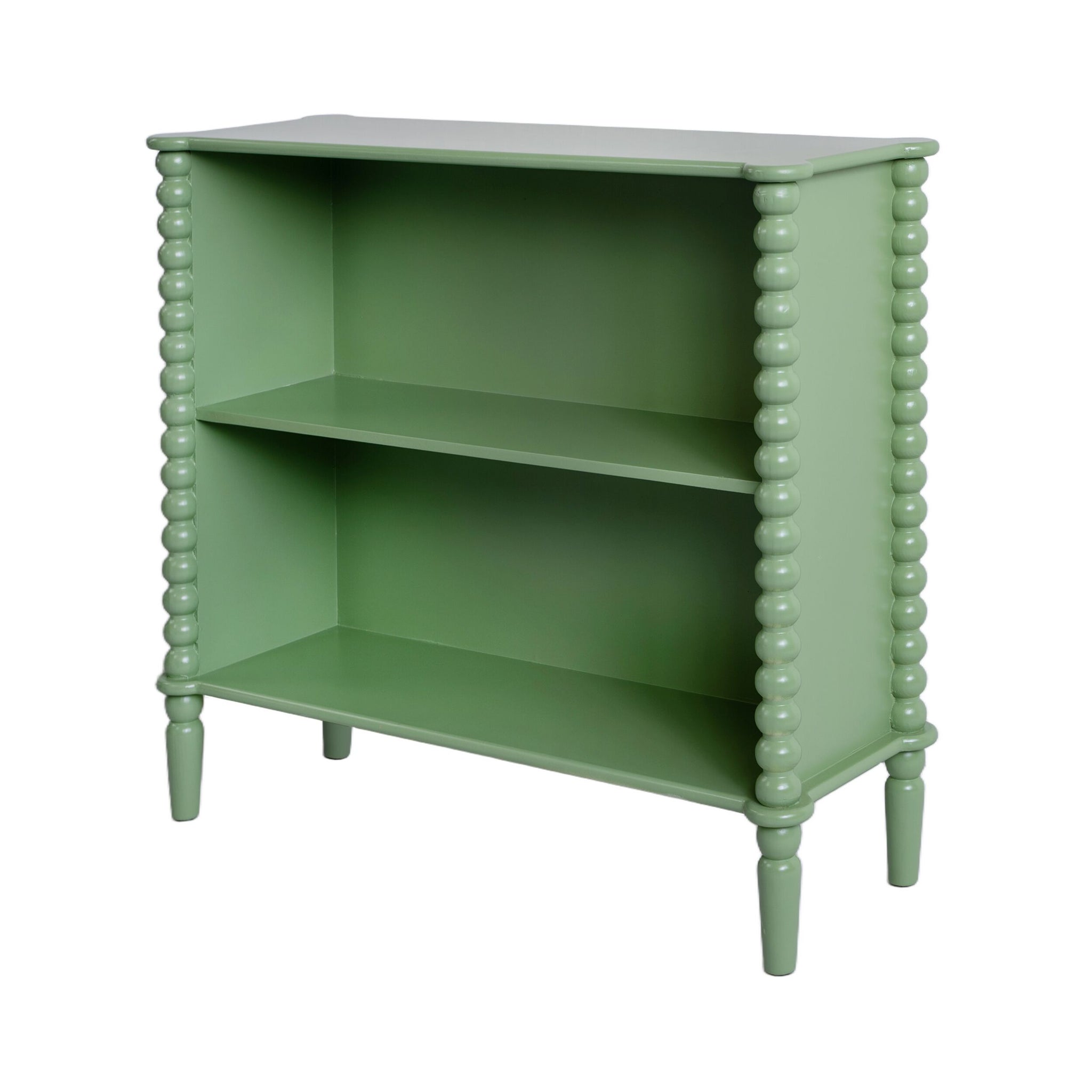 Maisie Small Bookcase Green 90x80 cm
