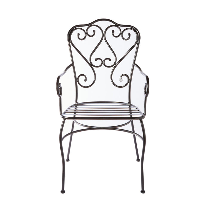 Manette Outdoor Dining Chair Black M2