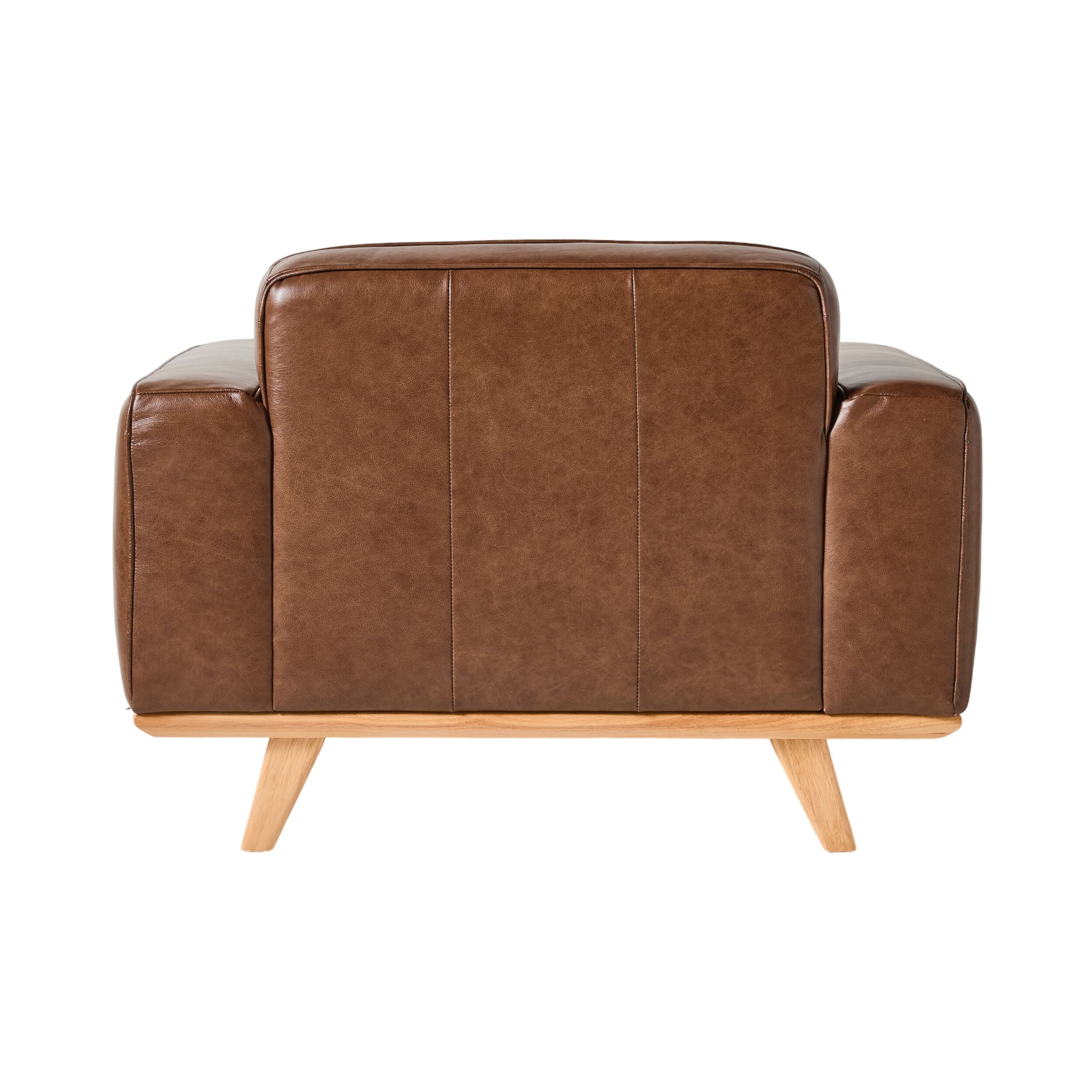 Carson Leather Armchair Dakota Mocha