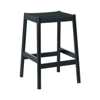Laguna Rattan Bar Stool Black