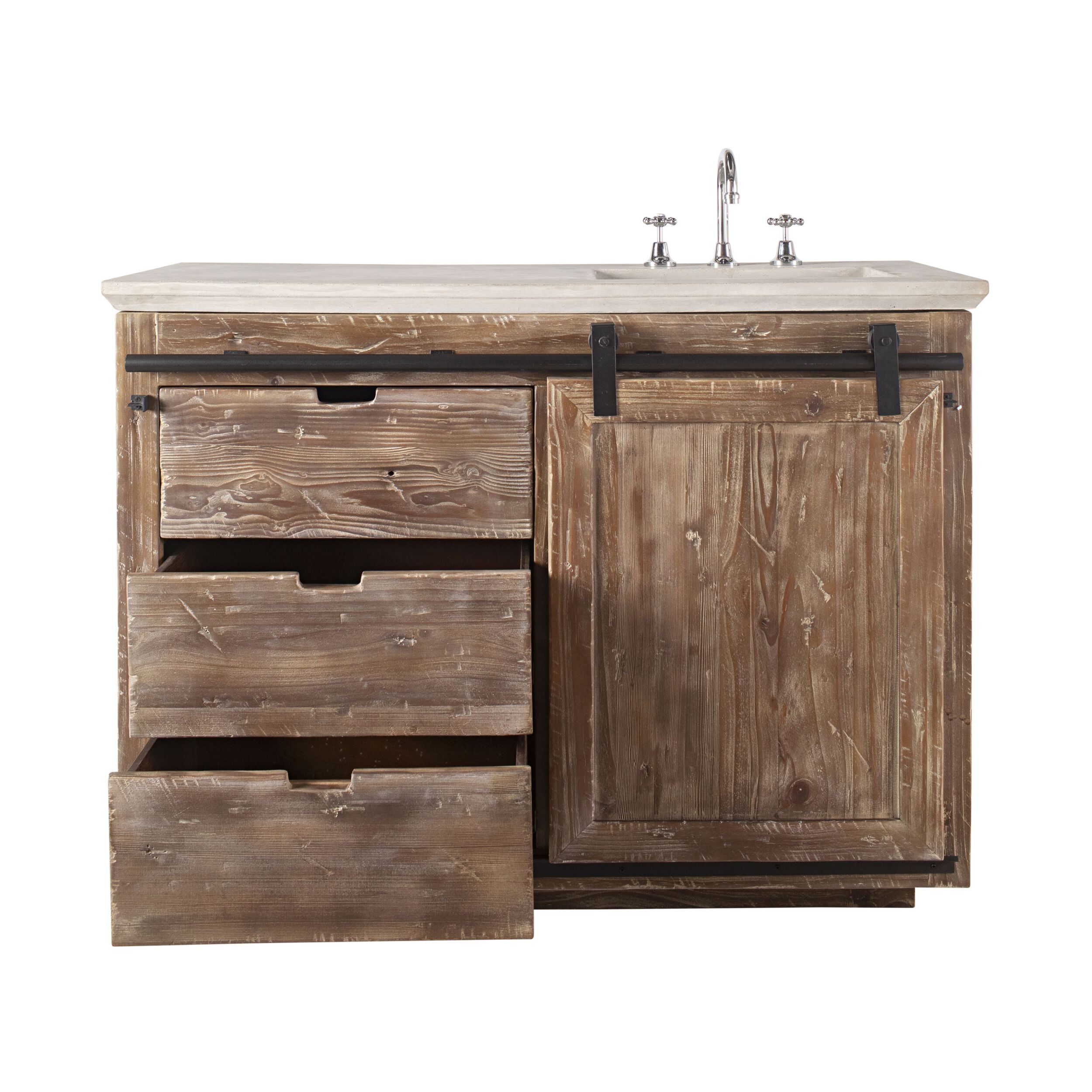 Clare Sliding Barn Door Single Vanity