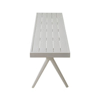 Cohen Aluminium Bench White 200cm