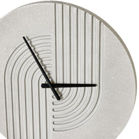 Swirl Wall Clock Grey 50x50x4cm
