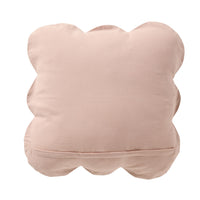 Stitch Scalloped Cushion Dusty Rose 50x50cm
