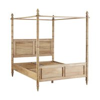 Hampton Mango Wood King Canopy Bed (NZ Super King)