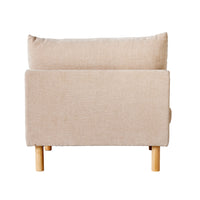 Austin Armless Armchair Serenity Tortilla