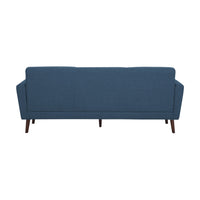 Frankie 3 Seater Sofa Steel Blue Weave
