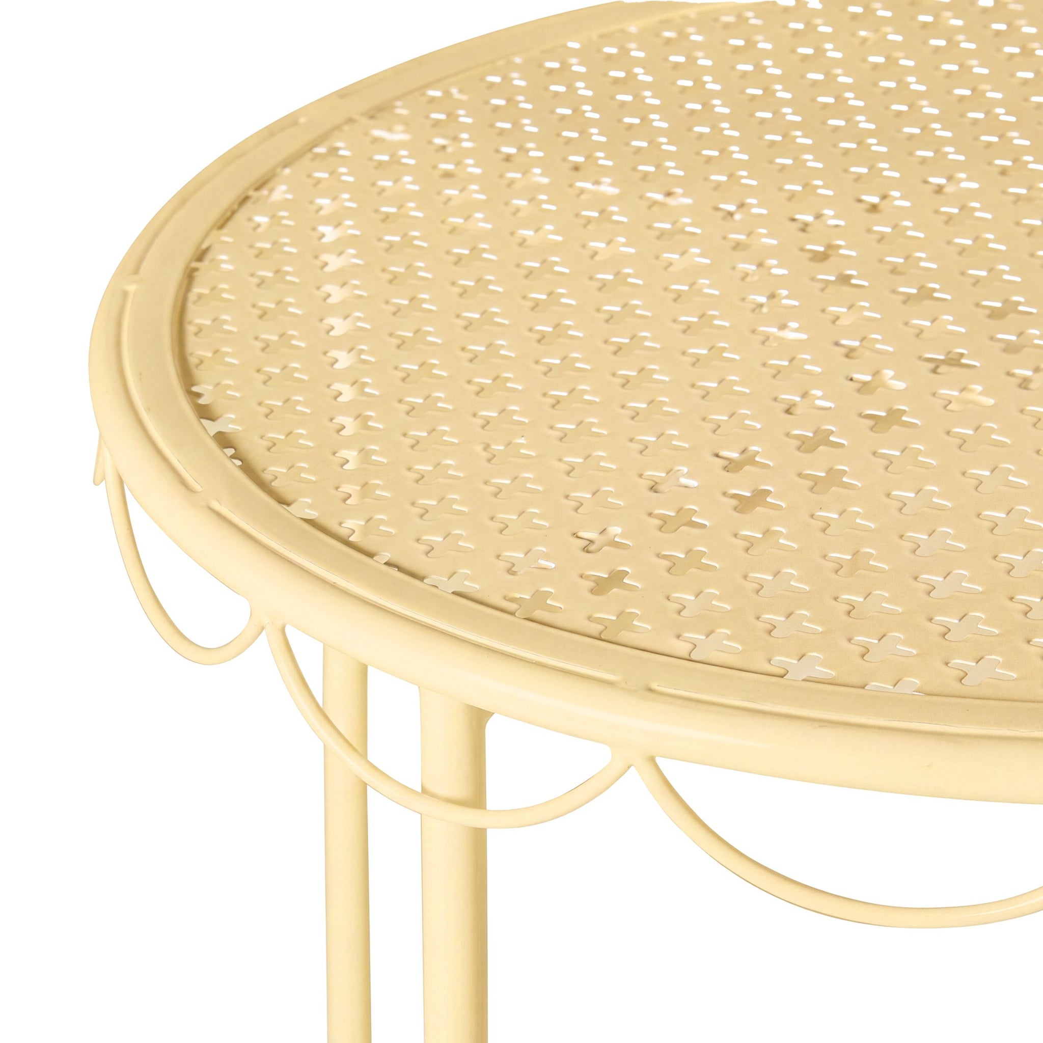 Bonnie Side Table 44cm Butter Yellow