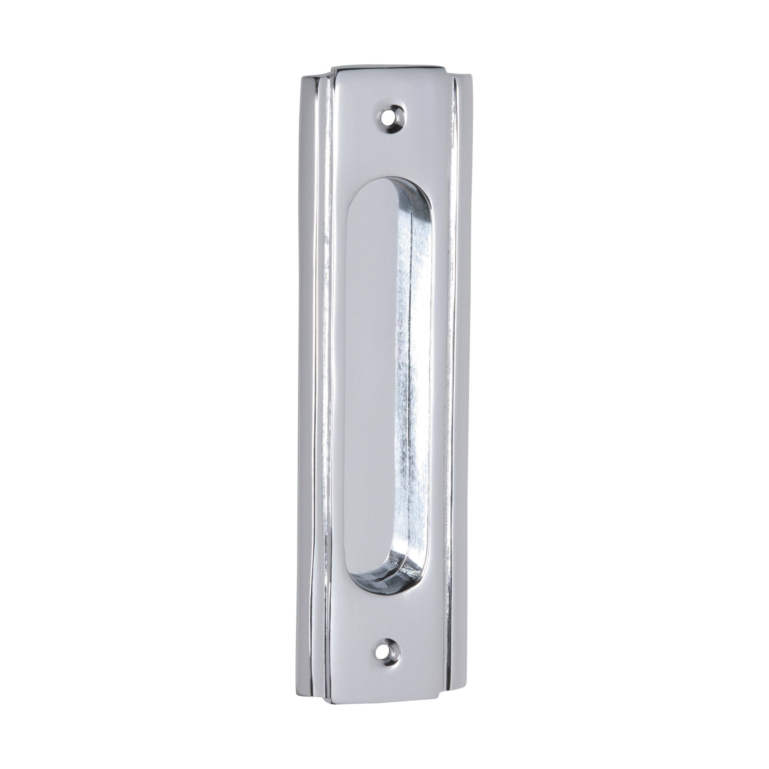 1574 Sliding Door Pull Traditional Chrome Plated H150xW43mm