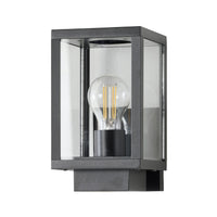 Logan 1 Light Exterior Wall Bracket Black