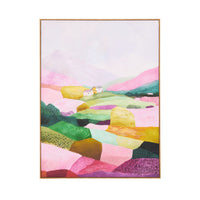 Technicolour Vista Framed Textured Print 90x120cm