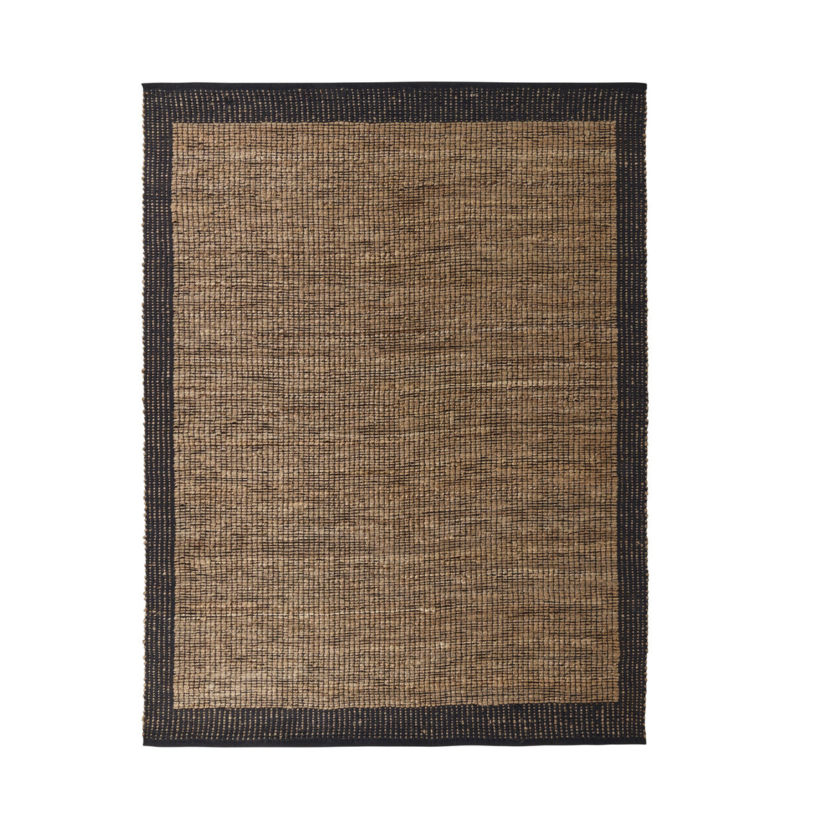 Bordered Jute Rug Alhambra Border Jute Rug Walnut 240x300cm – Early Settler NZ
