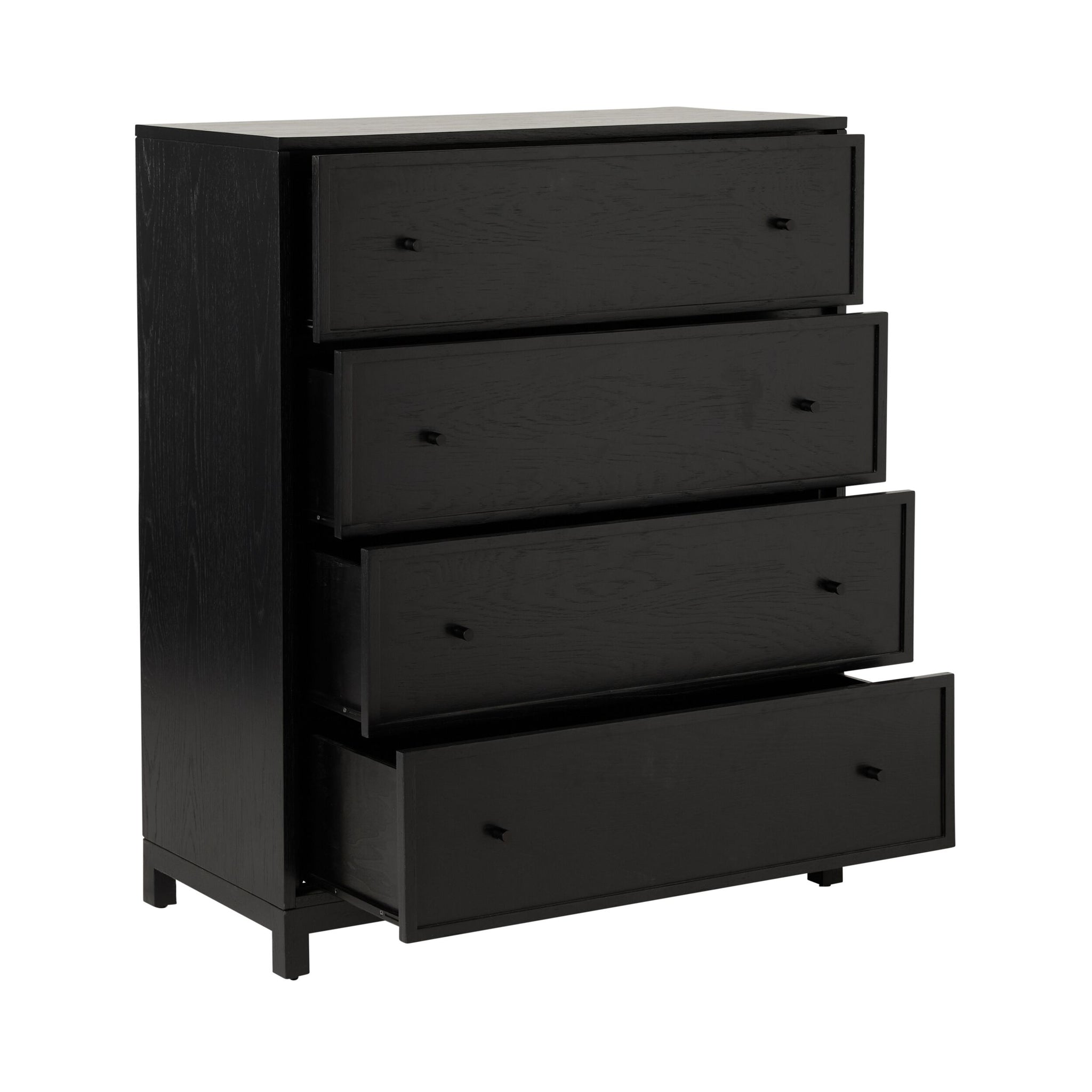 Avalon 4 Drawer Chest Black