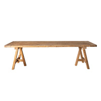 Kalise Reclaimed Timber Trestle Dining Table