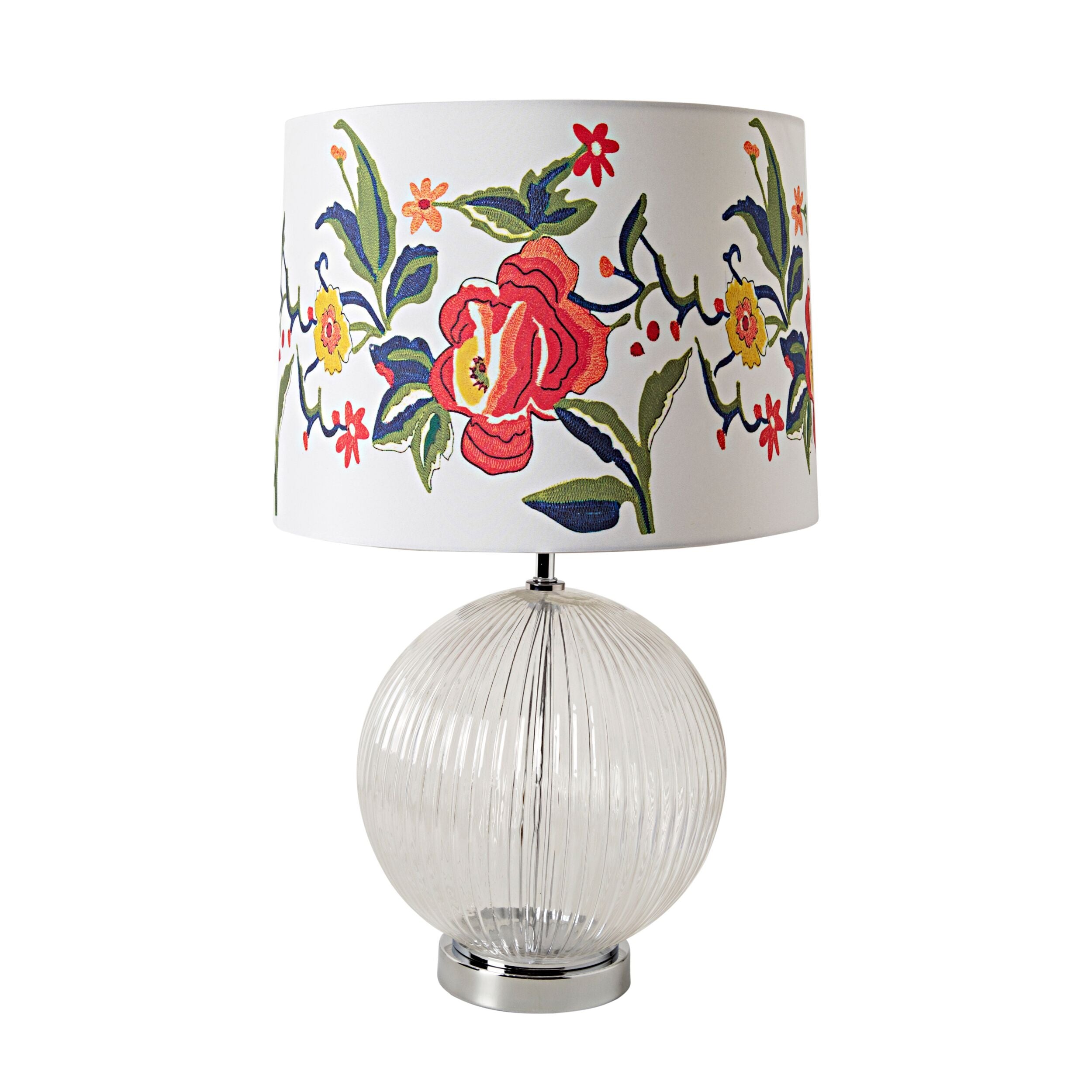 Sierra Embroidery Print Table Lamp 55cm