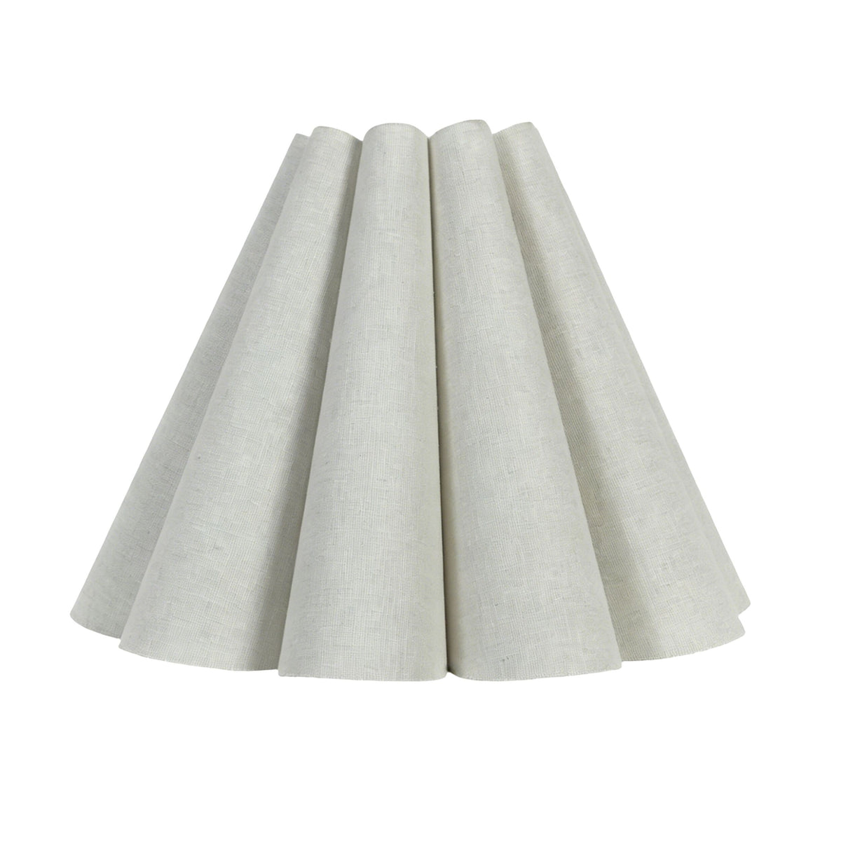 Josephine Pleated Tapered Shade White 25cm