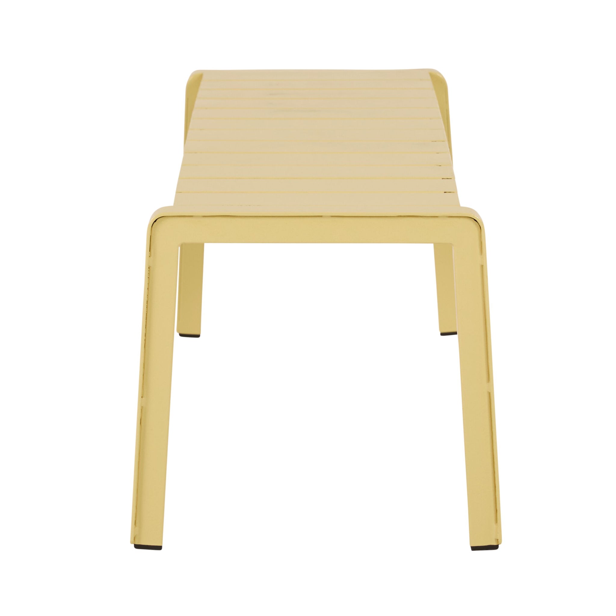 Kids Kace Rectangle Bench Sunlit Yellow