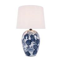 Blue Autumn Table Lamp 46cm