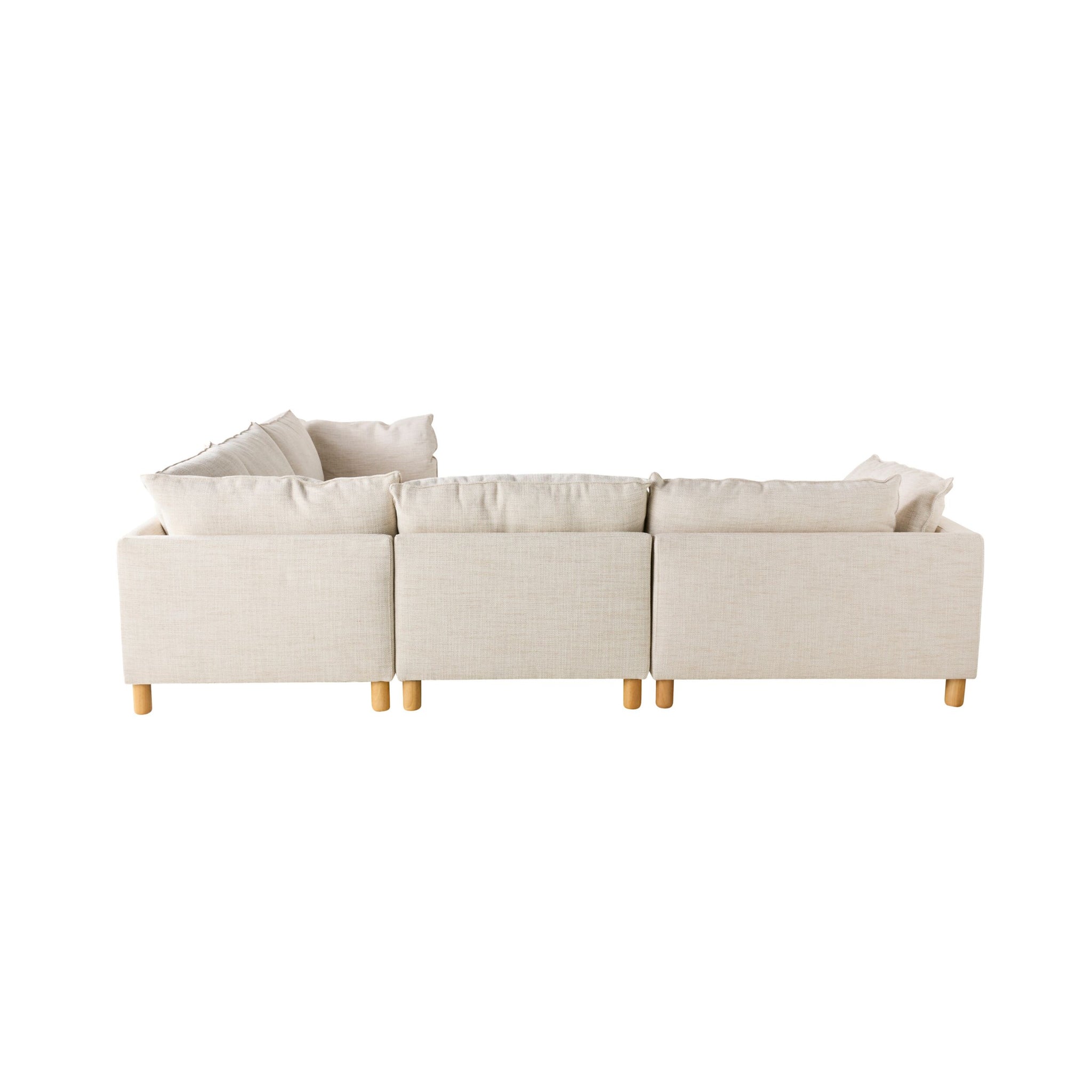 Whitehaven 5 Piece Modular Corner Sofa Eden Natural