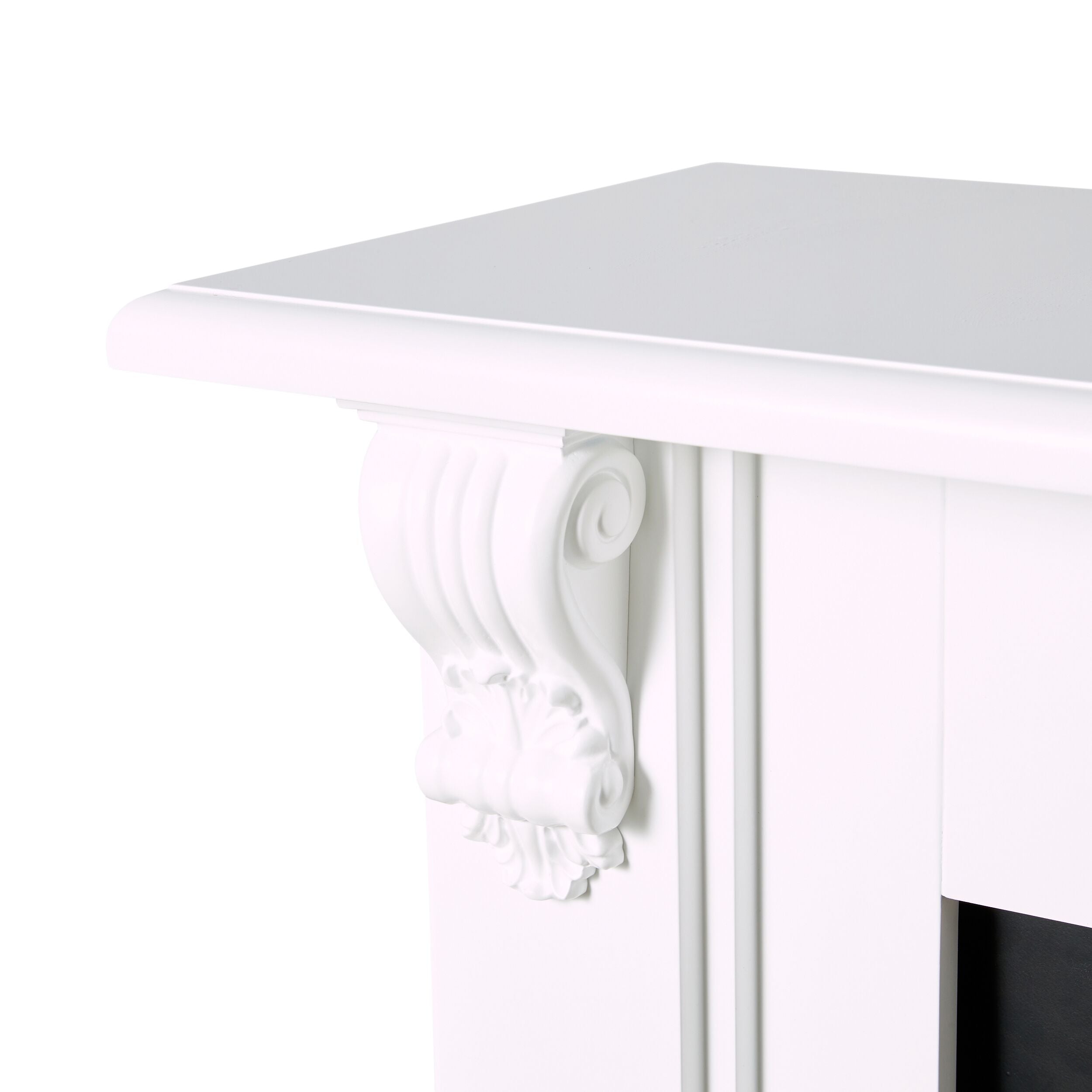 Belford Freestanding Mantel White