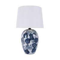 Blue Autumn Table Lamp 46cm