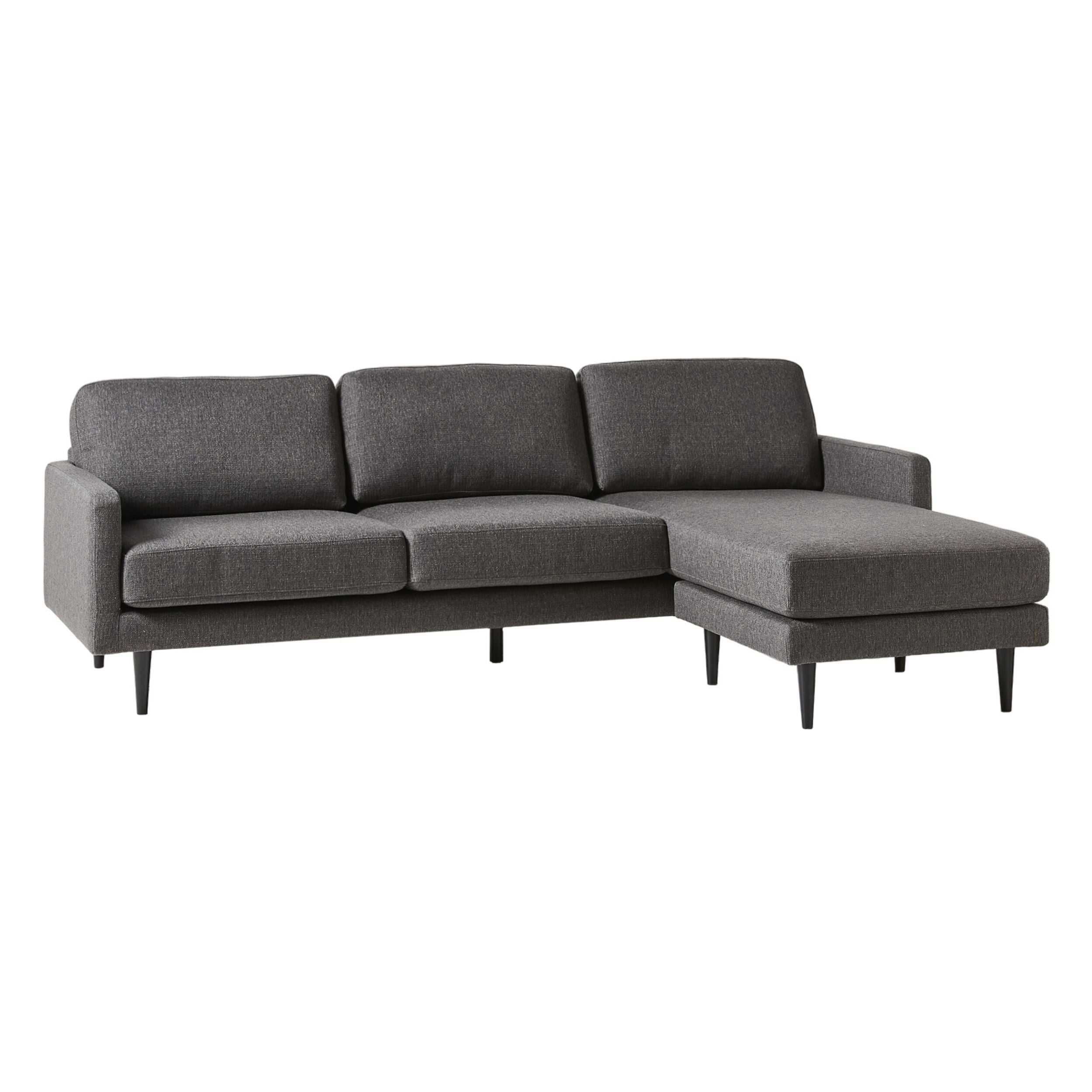 Boden 3 Seater Sofa with Reversible Chaise Amalfi Charcoal