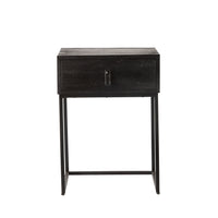 Willa 1 Drawer Bedside Table Black