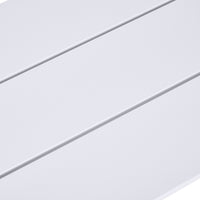 Blake Aluminium Dining Bench 300cm White