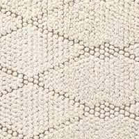 Dale Diamond Hand Loomed Cream Rug 300x240cm