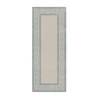 Paros Silky Soft Washable Runner 80x200cm Ocean