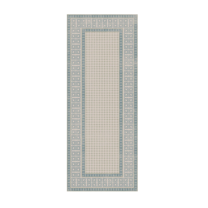 Paros Silky Soft Washable Runner 80x200cm Ocean