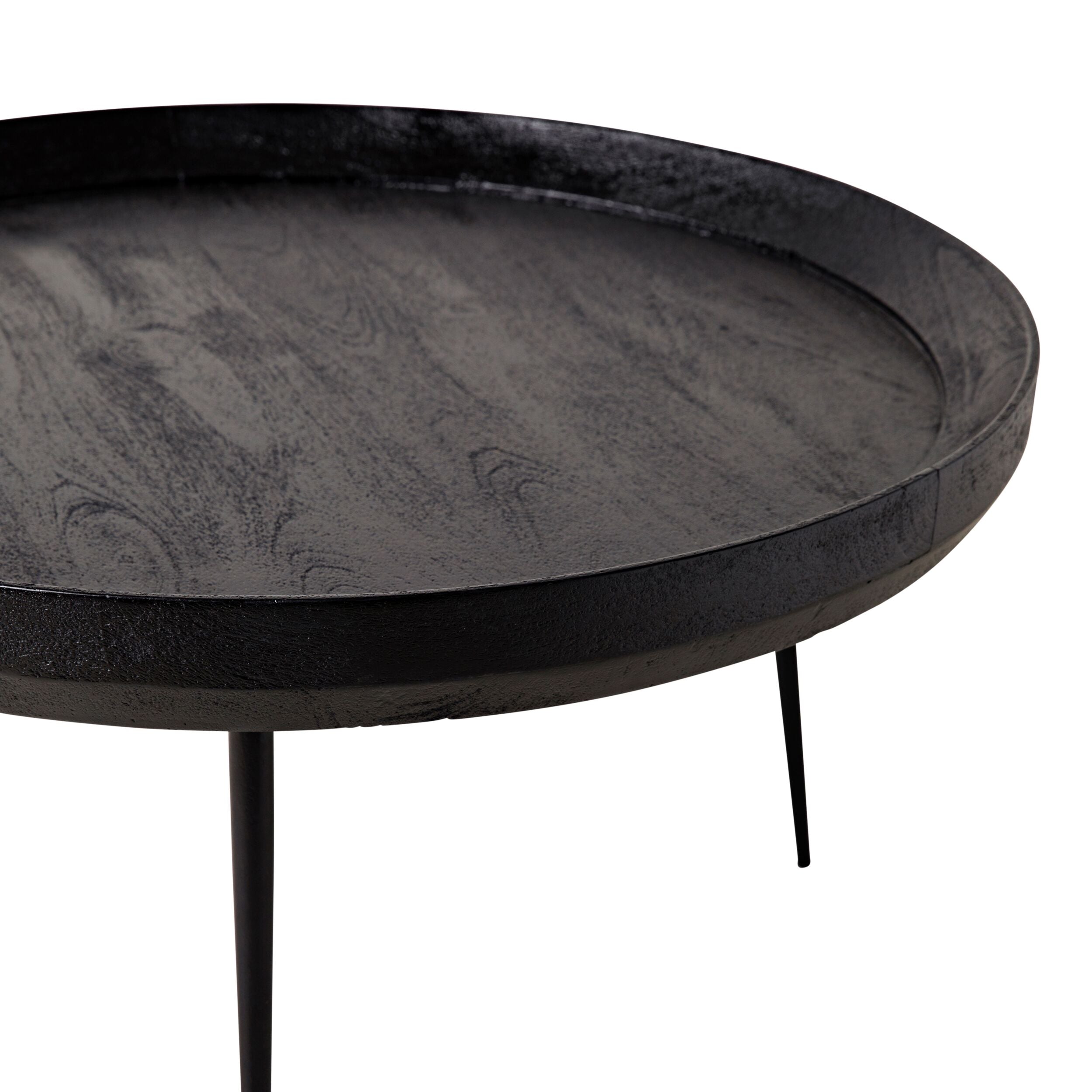 Luna Round Coffee Table Black