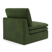 Hugo Velvet Centre Seat Olive Green Custom C-031
