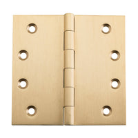 2824 Hinge Fixed Pin Satin Brass H100xW100mm