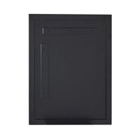 Odin Vanity Mirror Black Oak 610x812mm