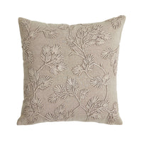 Whispy Fern Embroidered Cushion 45x45cm